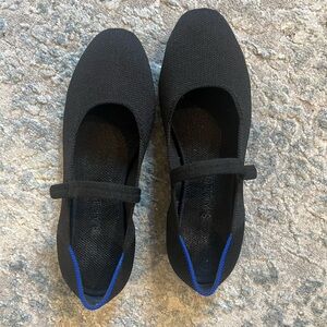 Rothys black shoes lightly used size 6.5